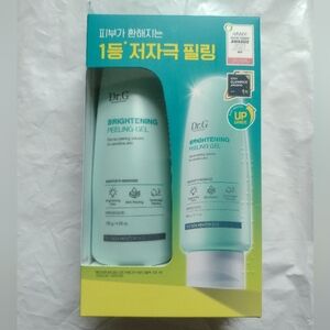 Dr. G Brightening Peeling Gel Set, K Beauty Exfoliating Cleanser Skincare Dr G